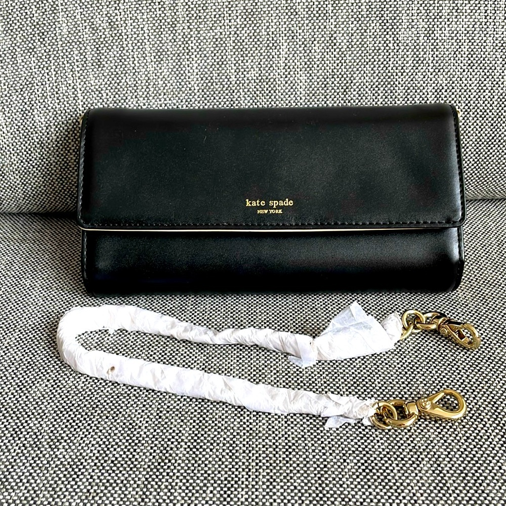 Kate Spade clutch wallet w chain